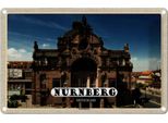 Vianmo Insegna Di Latta 20X30 Cm NüRnberg Staatstheater GebäUde