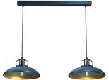Milagro Felix Lampadario A Sospensione MLP7715 Blu Navy / Oro