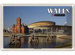 Vianmo Insegna Di Latta 20X30 Cm Wales United Kingdom Hauptstadt Cardiff