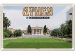 Vianmo Insegna Di Latta 12X18 Cm Athen Griechenland Zappeion Kongress