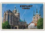 Vianmo Insegna Di Latta 12X18 Cm Erfurt Dom Altstadt