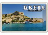 Vianmo Insegna Di Latta 20X30 Cm Kreta Griechenland Spinalonga Insel
