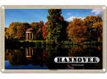 Vianmo Insegna Di Latta 20X30 Cm Hannover Blick Auf Georgengarten