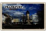 Vianmo Insegna Di Latta 12X18 Cm Frankfurt Gallus Altstadt