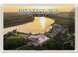 Vianmo Insegna Di Latta 12X18 Cm Bratislava Slowakei Burg Von Devin