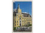 Vianmo Insegna Di Latta 18X12 Cm Oldenburg Schloss Architekur