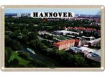 Vianmo Insegna Di Latta 20X30 Cm Hannover Blick Auf Ihmeufer