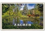 Vianmo Insegna Di Latta 12X18 Cm Zagreb Kroatien Botanischer Garten