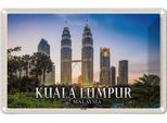 Vianmo Insegna Di Latta 20X30 Cm Kuala Lumpur Malaysia Skyline