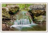 Vianmo Insegna Di Latta 12X18 Cm Samos Griechenland WasserfäLle Karlovasi