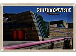 Vianmo Insegna Di Latta 20X30 Cm Stuttgart Staatsgalerie Architektur