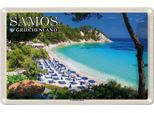 Vianmo Insegna Di Latta 12X18 Cm Samos Griechenland Lemonakia Beach Strand