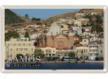 Vianmo Insegna Di Latta 20X30 Cm Samos Griechenland Mytilini Stadt Meer