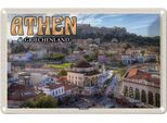 Vianmo Insegna Di Latta 12X18 Cm Athen Griechenland Monastiraki