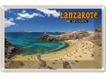 Vianmo Insegna Di Latta 20X30 Cm Lanzarote Spanien Playa Blanca Strand Meer