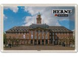 Vianmo Insegna Di Latta 20X30 Cm Herne Rathaus Architektur