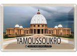 Vianmo Insegna Di Latta 12X18 Cm Yamoussoukro ElfenbeinküSte Basilika