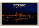 Vianmo Insegna Di Latta 20X30 Cm Dresden Deutschland Elbufer
