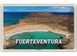 Vianmo Insegna Di Latta 12X18 Cm Fuerteventura Spanien Isla De Lobos Insel