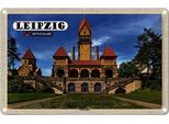 Vianmo Insegna Di Latta 20X30 Cm Leipzig SüDfriedhof Architektur