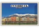 Vianmo Insegna Di Latta 12X18 Cm Innsbruck ÖSterreich HöTting Berge