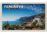 Vianmo Insegna Di Latta 20X30 Cm Teneriffa Spanien Los Gigantes SteilküSte