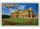 Vianmo Insegna Di Latta 20X30 Cm Zagreb Kroatien Nationaltheater