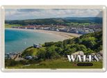 Vianmo Insegna Di Latta 12X18 Cm Wales United Kingdom Llandudno Seebad