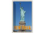 Vianmo Insegna Di Latta 30X20 Cm New York Statue Of Liberty Freiheitsstatue