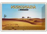 Vianmo Insegna Di Latta 12X18 Cm Hurghada ÄGypten WüSte Kamele