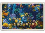 Vianmo Insegna Di Latta 20X30 Cm Hurghada ÄGypten Korallenriff Fische
