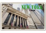 Vianmo Insegna Di Latta 12X18 Cm New York Usa Stock Exchange BöRse