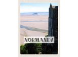 Vianmo Insegna In Legno 30X20 Cm Normandie France Meer Sand Poster