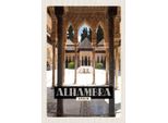 Vianmo Insegna In Legno 30X20 Cm Alhambra Spain Tourismus Urlaub