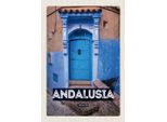 Vianmo Insegna In Legno 30X20 Cm Andalusia Spain Retro Altstadt