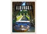 Vianmo Insegna In Legno 30X20 Cm Alhambra Spain Spanien Natur