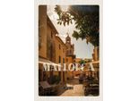 Vianmo Insegna In Legno 30X20 Cm Mallorca Spain Urlaubsort Altstadt