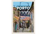 Vianmo Insegna In Legno 30X20 Cm Porto Portugal Altstadt Bild