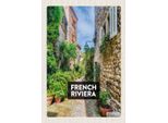 Vianmo Insegna In Legno 30X20 Cm French Riviera Altstadt