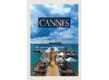 Vianmo Insegna In Legno 30X20 Cm Cannes France Retro