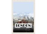 Vianmo Insegna In Legno 30X20 Cm London United Kingdom Foto Poster