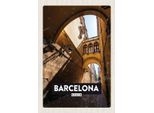 Vianmo Insegna In Legno 30X20 Cm Barcelona Spain Retro Architektur