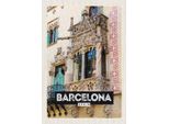Vianmo Insegna In Legno 30X20 Cm Barcelona Spain Architektur Tourismus