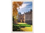 Vianmo Insegna In Legno 30X20 Cm Carcassonne France Reiseziel