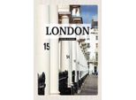 Vianmo Insegna In Legno 30X20 Cm London United Kingdom Stadt Retro