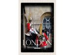 Vianmo Insegna In Legno 30X20 Cm London England Soldat Pferd