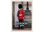 Vianmo Insegna In Legno 30X20 Cm London Wachmann Buckingham Palace