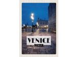 Vianmo Insegna In Legno 30X20 Cm Venice Italien Blick Auf Venice Nacht