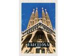 Vianmo Insegna In Legno 30X20 Cm Barcelona Spanien Reiseziel Trip