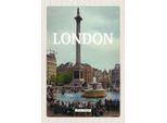 Vianmo Insegna In Legno 30X20 Cm London England Mittelalter Bild